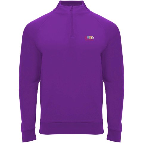 Epiro dziecięca bluza z długim rękawem i zamkiem błyskawicznym 1/4 200 g/m² malinowy (K11153EH)
