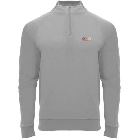 Epiro dziecięca bluza z długim rękawem i zamkiem błyskawicznym 1/4 200 g/m² szary (K1115C4M)