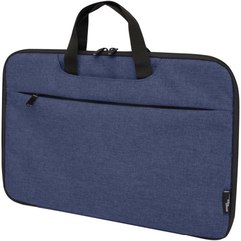 Libra etui na laptopa 2 w 1 o pojemności 3 l wykonane z materiałów z recyklingu z certyfikatem GRS melanż granatowy