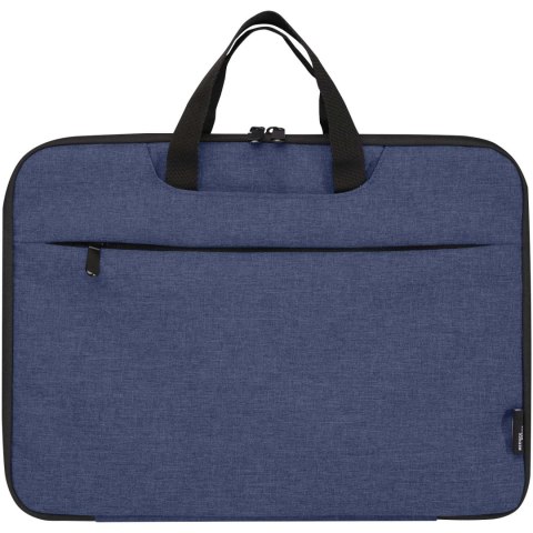Libra etui na laptopa 2 w 1 o pojemności 3 l wykonane z materiałów z recyklingu z certyfikatem GRS melanż granatowy