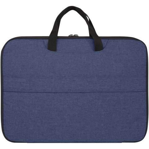 Libra etui na laptopa 2 w 1 o pojemności 3 l wykonane z materiałów z recyklingu z certyfikatem GRS melanż granatowy