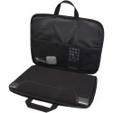 Libra etui na laptopa 2 w 1 o pojemności 3 l wykonane z materiałów z recyklingu z certyfikatem GRS melanż granatowy