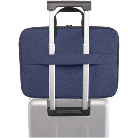Libra etui na laptopa 2 w 1 o pojemności 3 l wykonane z materiałów z recyklingu z certyfikatem GRS melanż granatowy