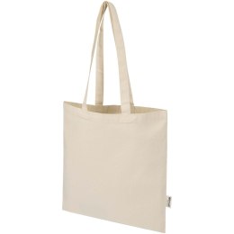 Madras Blend torba na zakupy z bawełny z recyklingu z certyfikatem GRS o gramaturze 140 g/m² i pojemności 7l naturalny