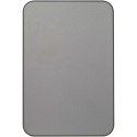 Powerbank Avis 5000 mAh z recyklingowanego aluminium posiadającego certyfikację RCS, z wbudowanym magnesem metaliczny