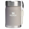 Słoik na żywność Stanley Legendary z łyżko-widelcem, o pojemności 400 ml szary