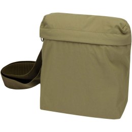 Arca - torba typu crossbody (przewieszana na ukos), wykonana z recyklingowanego poliamidu z cetyfikatem GRS leśny ziel