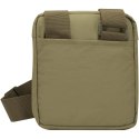 Arca - torba typu crossbody (przewieszana na ukos), wykonana z recyklingowanego poliamidu z cetyfikatem GRS leśny ziel