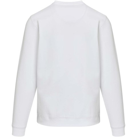 Jasper organiczna bluza unisex z recyklingu o gramaturze 280 g/m² z okrągłym dekoltem i certyfikatem OCS biały