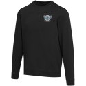 Jasper organiczna bluza unisex z recyklingu o gramaturze 280 g/m² z okrągłym dekoltem i certyfikatem OCS czarny
