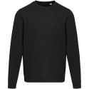 Jasper organiczna bluza unisex z recyklingu o gramaturze 280 g/m² z okrągłym dekoltem i certyfikatem OCS czarny