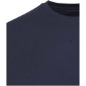 Jasper organiczna bluza unisex z recyklingu o gramaturze 280 g/m² z okrągłym dekoltem i certyfikatem OCS granatowy