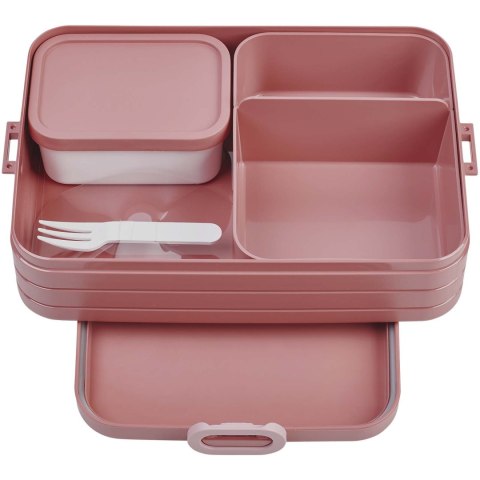 Mepal Take a Break Bento - duże pudełko na lunch, pojemność 1500 ml różowy