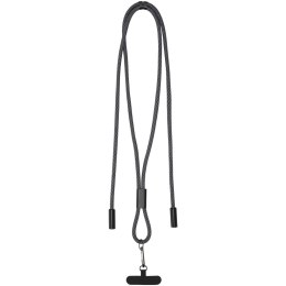 SMART 65 W - kabel ładujący wykonany z tworzywa sztucznego RPET, ze smyczą czarny