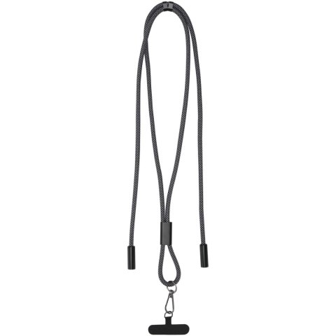 SMART 65 W - kabel ładujący wykonany z tworzywa sztucznego RPET, ze smyczą czarny