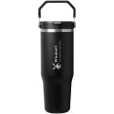 Stanley IceFlow™ 2.0 termoizolowany kubek ze stali nierdzewnej, pojemność 890 ml, z odchylaną słomką czarny