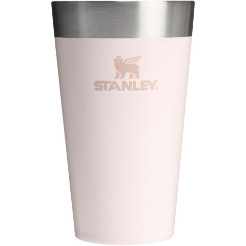 Stanley Stacking termoizolowany kubek ze stali nierdzewnej o pojemności 470 ml jasny różowy