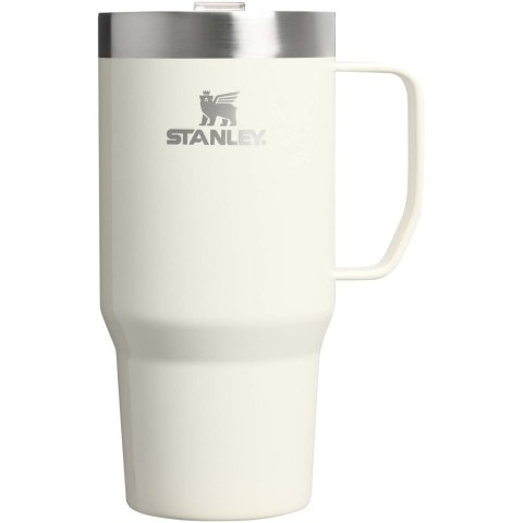 Termoizolowany kubek Stanley Everyday Suburban o pojemności 710 ml, wykonany z recyklingowanej stali nierdzewnej kremo