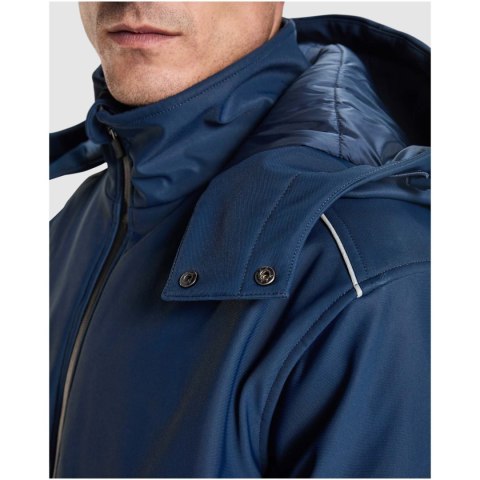 Emin - ocieplana termiczna parka unisex granatowy