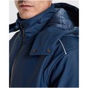 Emin - ocieplana termiczna parka unisex granatowy
