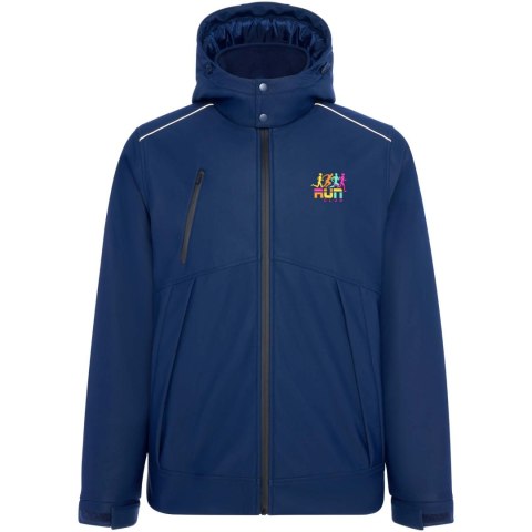 Emin - ocieplana termiczna parka unisex granatowy