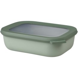 Mepal Cirqula 1000 ml - prostokątna wielofunkcyjna miska szałwiowy zielony