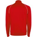 Męska bluza Valier z zamkiem błyskawicznym na całej długości czerwony