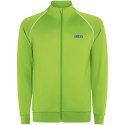 Bluza dziecięca Valier z zamkiem błyskawicznym na całej długości fluorescencyjna zieleń