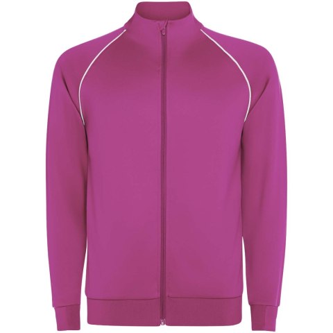 Bluza dziecięca Valier z zamkiem błyskawicznym na całej długości fluorescencyjny róż