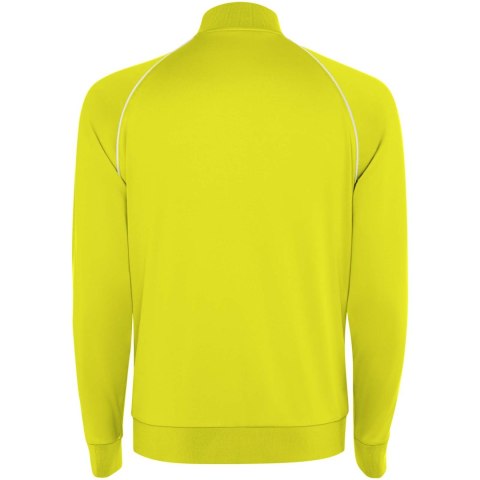 Bluza dziecięca Valier z zamkiem błyskawicznym na całej długości fluorescencyjny żółty (K04371CK)