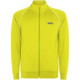Bluza dziecięca Valier z zamkiem błyskawicznym na całej długości fluorescencyjny żółty (K04371CM)