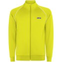 Bluza dziecięca Valier z zamkiem błyskawicznym na całej długości fluorescencyjny żółty (K04371CO)