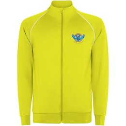 Męska bluza Valier z zamkiem błyskawicznym na całej długości fluorescencyjny żółty (R04371C6)
