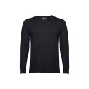 THC MILAN. Męski sweter V-neck z bawełny i poliamidu