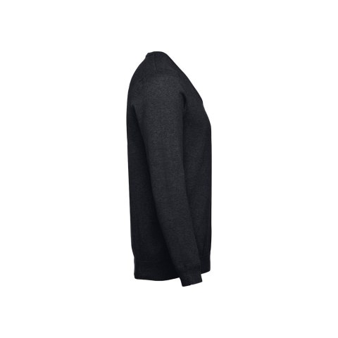 THC MILAN. Męski sweter V-neck z bawełny i poliamidu