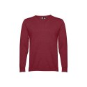 THC MILAN. Męski sweter V-neck z bawełny i poliamidu