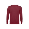 THC MILAN. Męski sweter V-neck z bawełny i poliamidu