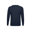 THC MILAN. Męski sweter V-neck z bawełny i poliamidu