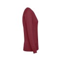 THC MILAN WOMEN. Damski sweter z dekoltem V-neck z bawełny i poliamidu