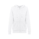 THC AMSTERDAM WOMEN WH. Bluza damska z kapturem i pełnym zamkiem
