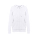 THC AMSTERDAM WOMEN WH. Bluza damska z kapturem i pełnym zamkiem