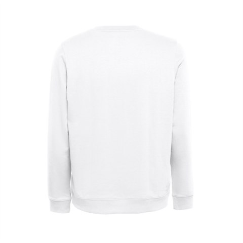 THC COLOMBO WH. Bluza (unisex) z włoskiej frotte bez zapięcia. Kolor biały