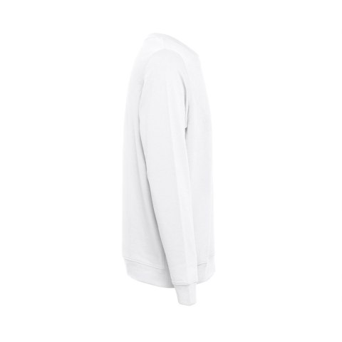 THC COLOMBO WH. Bluza (unisex) z włoskiej frotte bez zapięcia. Kolor biały