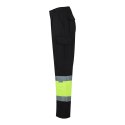 VL POSEIDON. Calças bicolor em sarja multibolsos (210g/m²), em algodão (20%) e poliéster (80%)