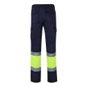 VL POSEIDON. Calças bicolor em sarja multibolsos (210g/m²), em algodão (20%) e poliéster (80%)