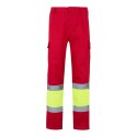 VL POSEIDON. Calças bicolor em sarja multibolsos (210g/m²), em algodão (20%) e poliéster (80%)