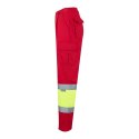 VL POSEIDON. Calças bicolor em sarja multibolsos (210g/m²), em algodão (20%) e poliéster (80%)