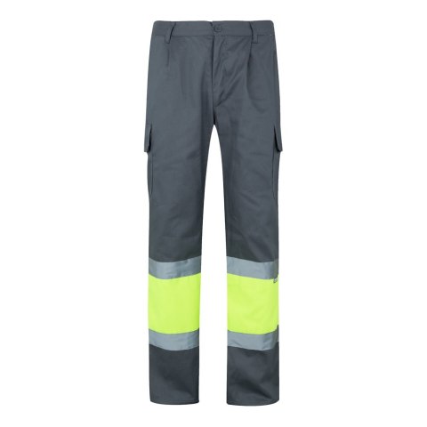 VL POSEIDON. Calças bicolor em sarja multibolsos (210g/m²), em algodão (20%) e poliéster (80%)