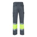 VL POSEIDON. Calças bicolor em sarja multibolsos (210g/m²), em algodão (20%) e poliéster (80%)