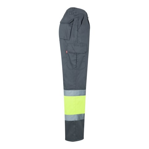 VL POSEIDON. Calças bicolor em sarja multibolsos (210g/m²), em algodão (20%) e poliéster (80%)